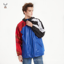 Top Quality Wholesale Biker Outdoor Satin Sweatshirts Men Windbreaker Jacket